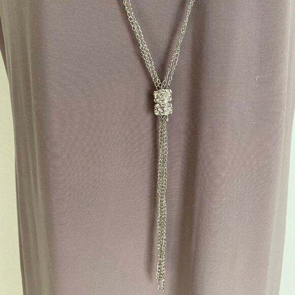 R&M Richards sz 16  Dress with Removable Necklace NWT - Picture 4 of 10